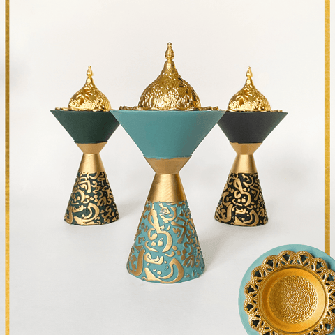 Royal Calligraphy Incense Burner (5 Color) - HSA Perfumes