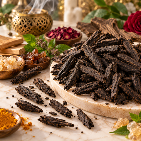 Hari Dhoop Arabian Incense Oud – Sandalwood, Loban & Rose Blend | Premium UAE Spiritual Fragrance