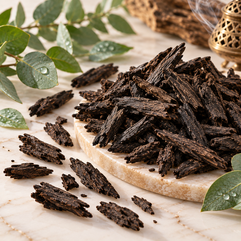 Oudh Al Bahar Arabian Oudh Muattar – Oud, Eucalyptus & Woody Incense | Premium UAE Incense