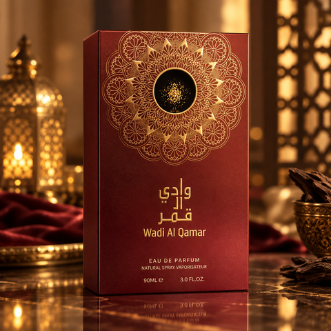 Wadi Al Qamar | وادي القمر Unisex Arabian Perfume – Incense, Raspberry, Sandalwood & Amberwood