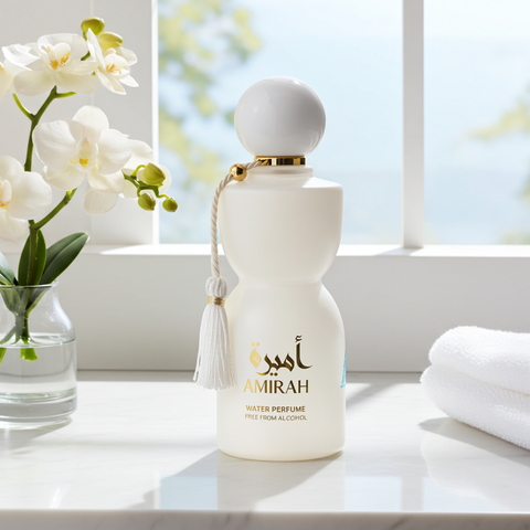 Amirah Luxury Water Perfume – Juicy Citrus, Romantic Florals & Sandalwood