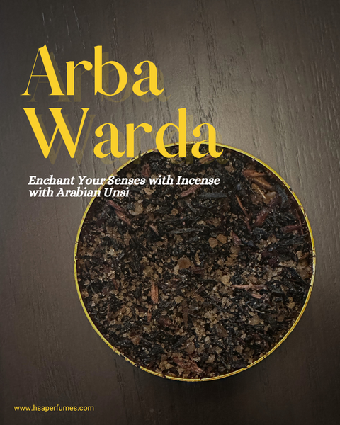 Arba Warda | Arabian Incense – Fresh Menthol, Aqua & Oakmoss Oriental Bukhoor