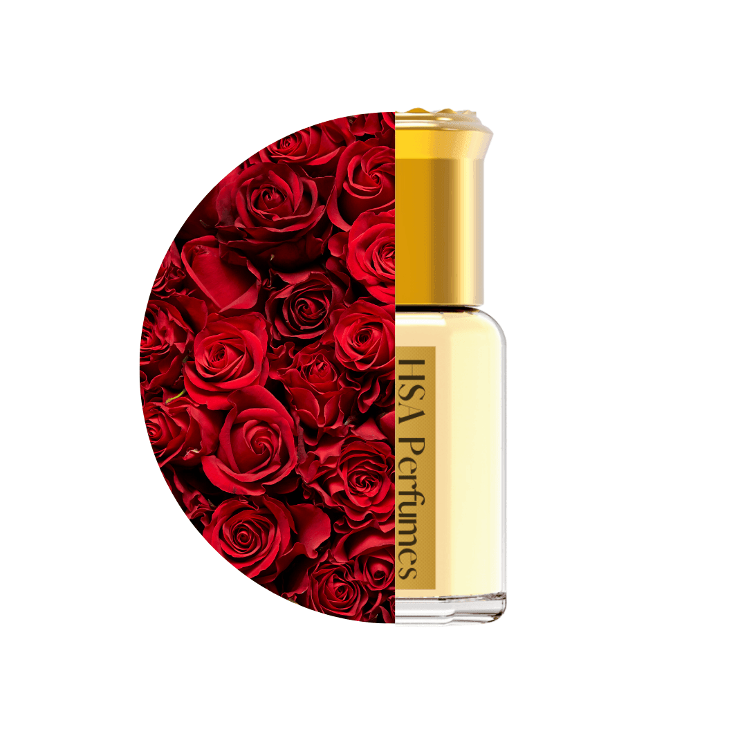 Attar Rose Premium Essential Parfum Oil Gulab - HSA Perfumes