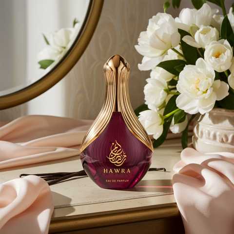 Hawraa Perfume – Sweet Vanilla Fruity Gourmand Fragrance with Marshmallow, Coconut & Whipped Cream