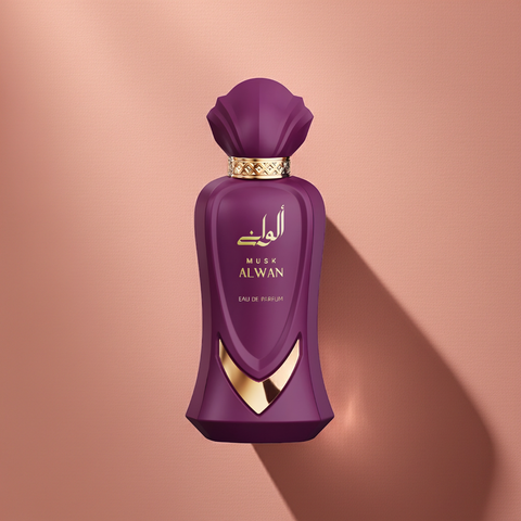 Musk Alwan – Luxurious Musky Floral Perfume with Cocoa, Rose, Almond & Vanilla