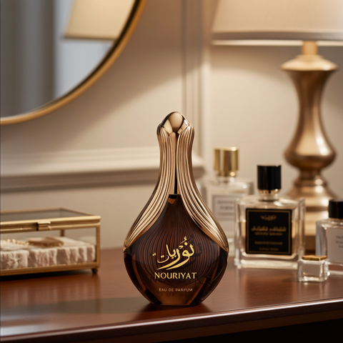 Nouriyat – Sweet Vanilla Cherry & Oud Perfume with Custard, Saffron and Woody Musk