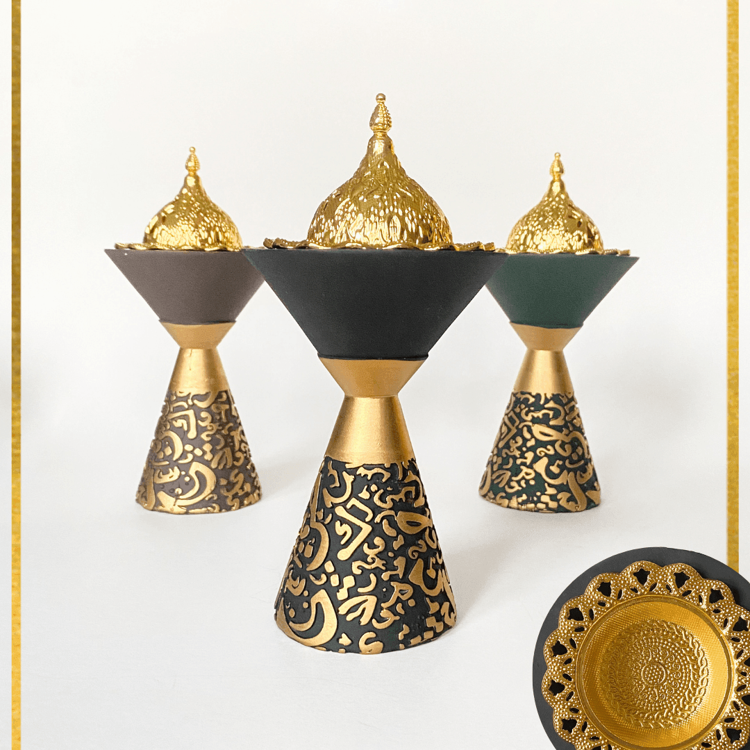 Royal Calligraphy Incense Burner (5 Color) - HSA Perfumes