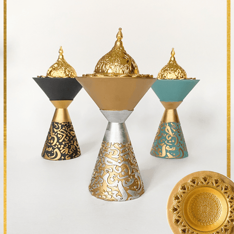 Royal Calligraphy Incense Burner (5 Color) - HSA Perfumes