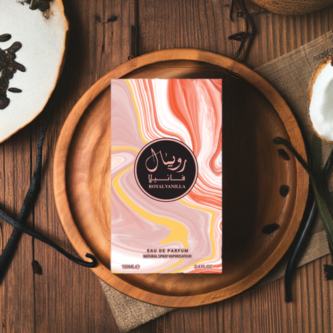 Royal Vanilla Perfume – Luxury Oriental Gourmand Vanilla Fragrance with Amber & Musk