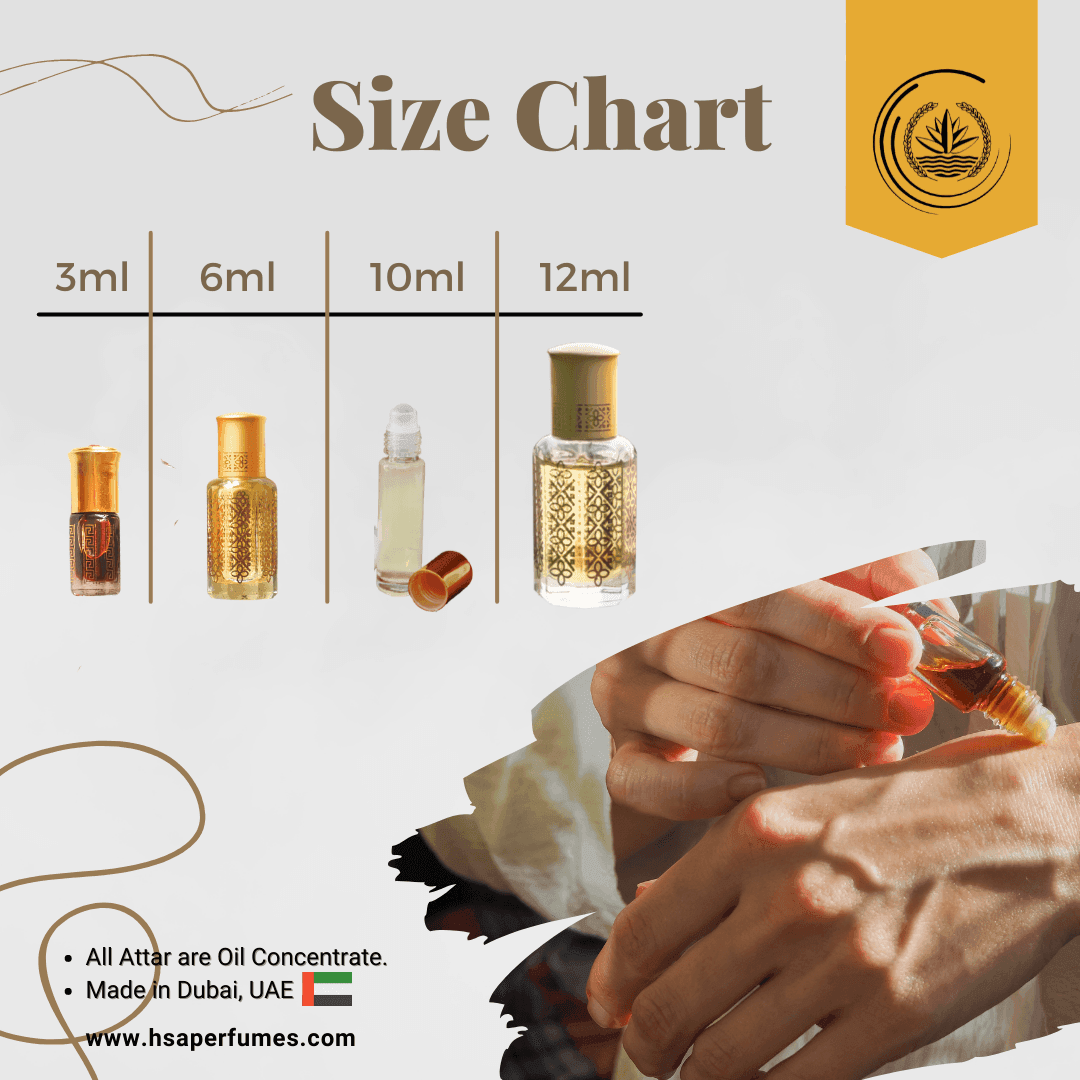 Ruh Khus Oil - Wild Indian Vetiver Oil 100% pure oil - Rooh Khas - HSA Perfumes