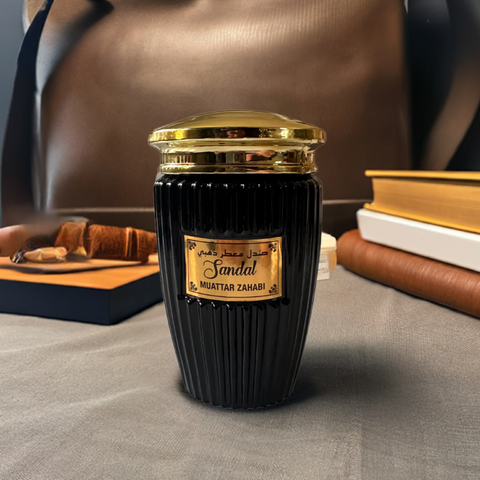 Sandal Muattar Zahabi Gold Arabian Incense – Oud, Rose & Sandalwood | Luxury Muattar