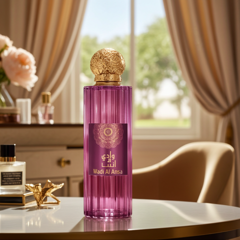 Wadi Al Ansa – Amber Floral Perfume with Rose, Vanilla & Warm Spices